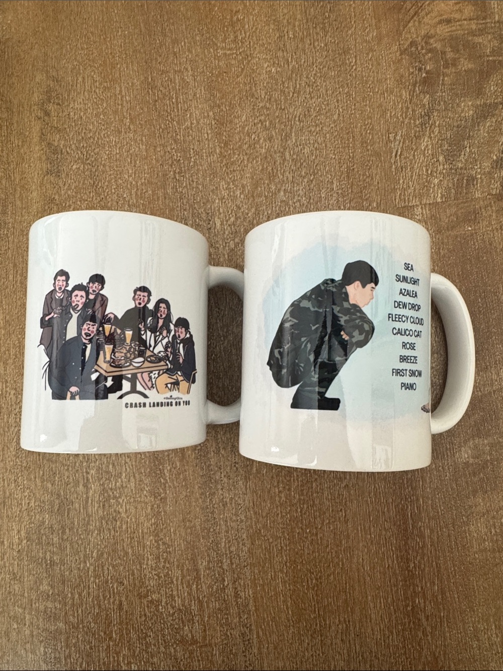 New Set of 2 Crash Landing on You Mugs